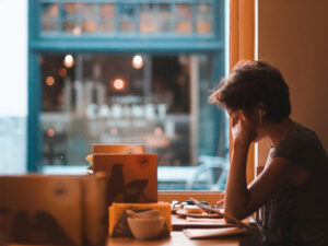 Image of woman not listening