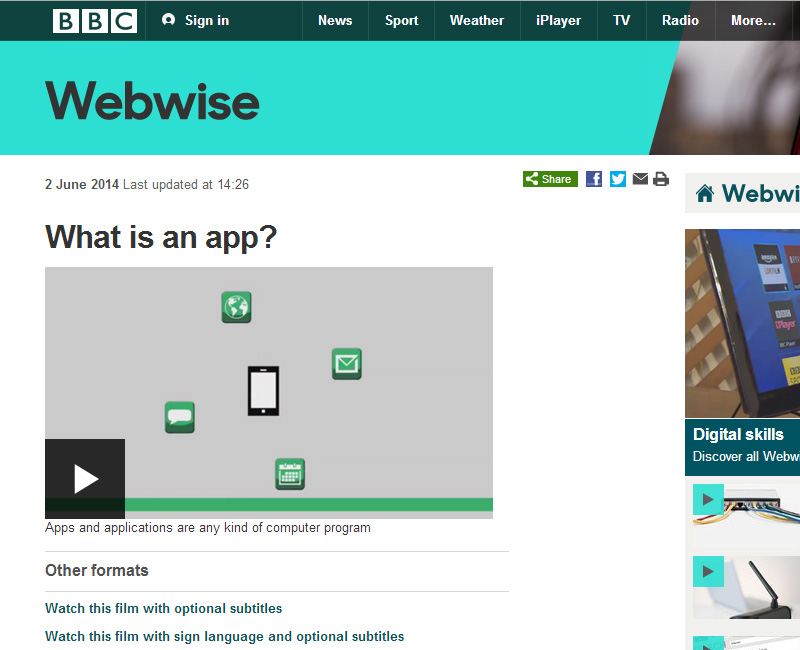 2d animation screenshot BBC webwise