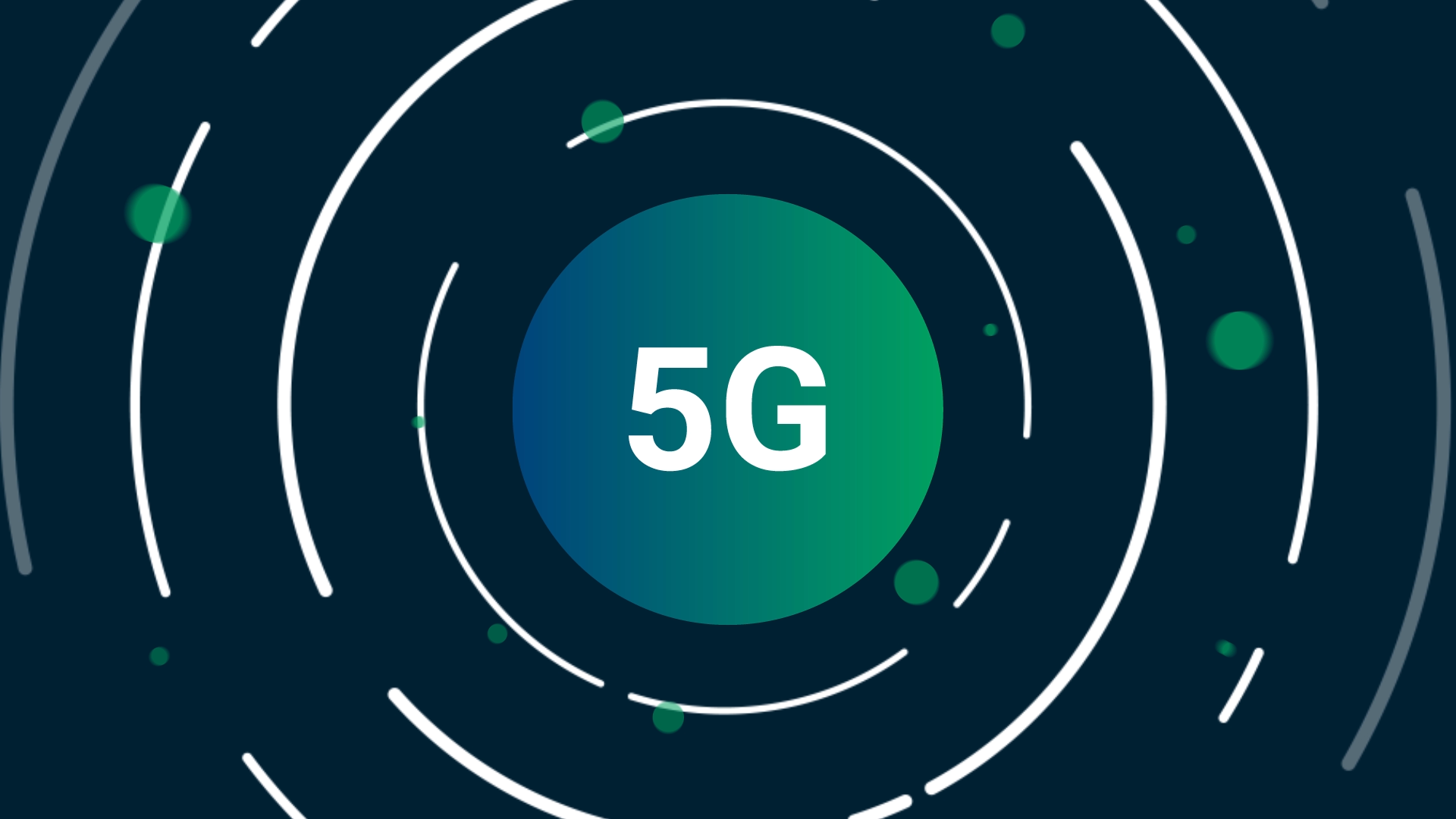 Animated 5G logo from the explainer video