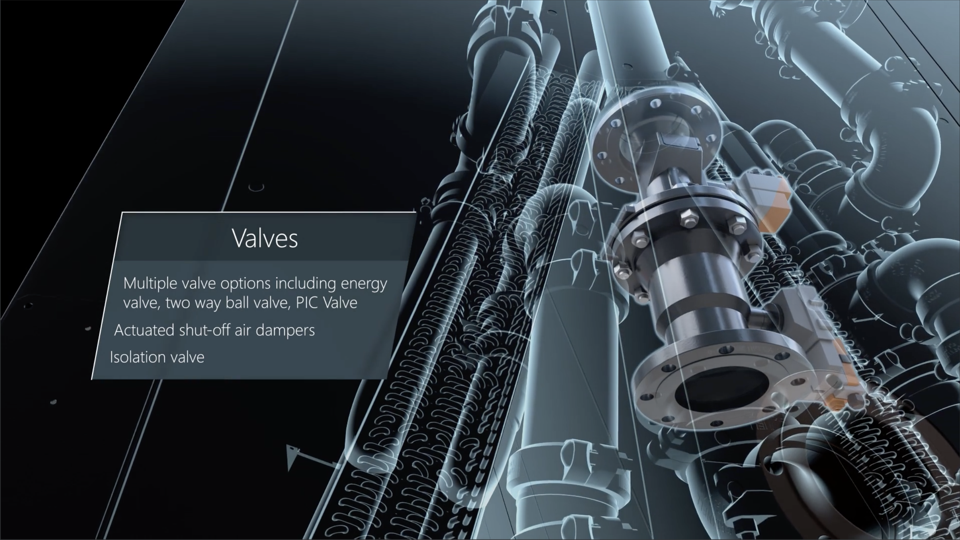 3D X-ray visualisation of the valve options in the SmartCool ONE